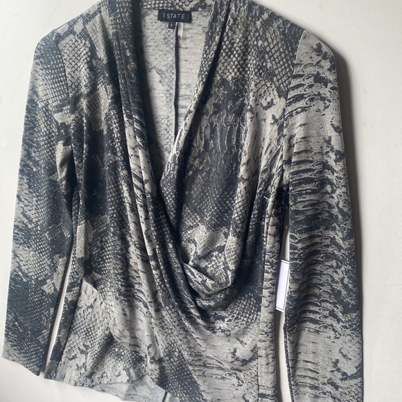 (AA4) 1.STATE Draped Top, Size Small, NWT - Picture 7 of 12